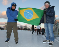 ILI Students Skating at Oval